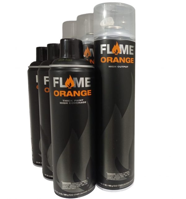 Flame 600ml Chrom x Flame Thick Black 500ml